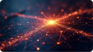 AI-integrated compliance infrastructure visualized through dynamic circuitry.