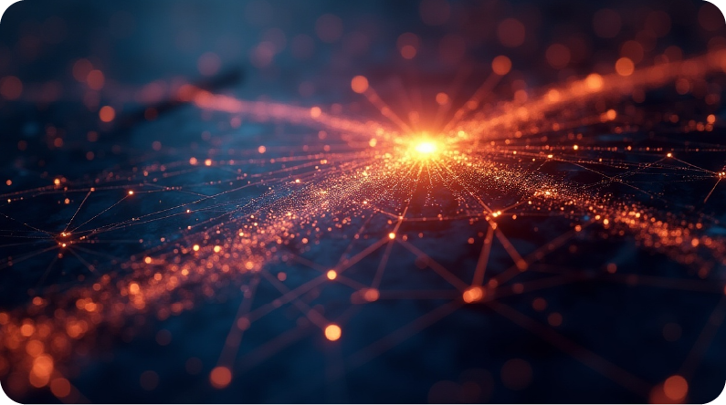 AI-integrated compliance infrastructure visualized through dynamic circuitry.